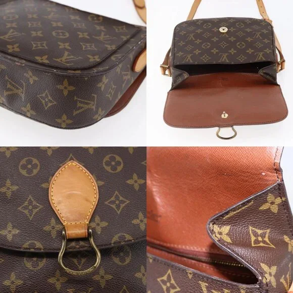 LOUIS VUITTON Monogram Saint Cloud GM Shoulder Bag M51242 LV Auth 152303 - Picture 15 of 15